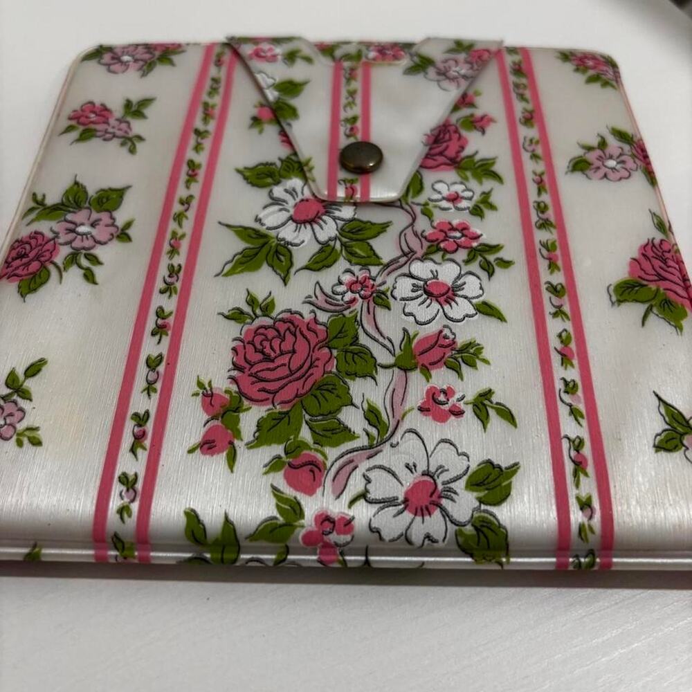 Vintage floral double mirror
